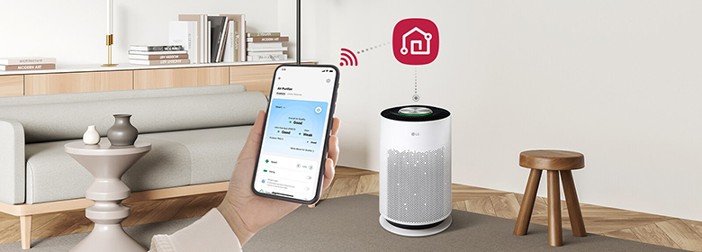 Máy lọc không khí LG PuriCare 360 HIT AS60GHWG0.ABAE điều khiển từ xa