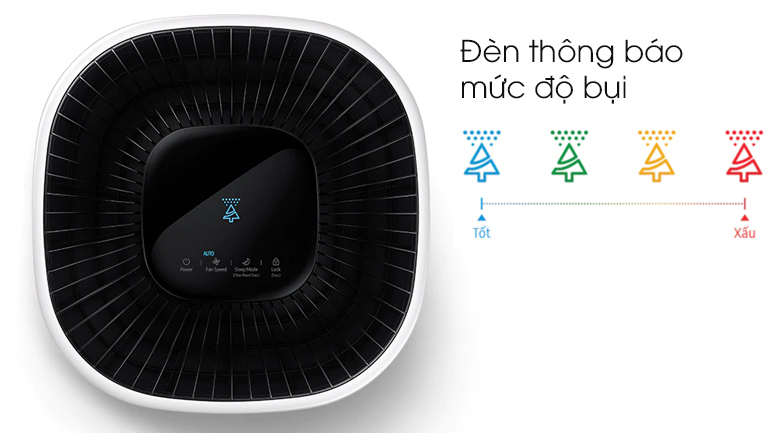 Máy lọc không khí Samsung AX34R3020WW/SV bảng điều khiển cảm biến điện tử