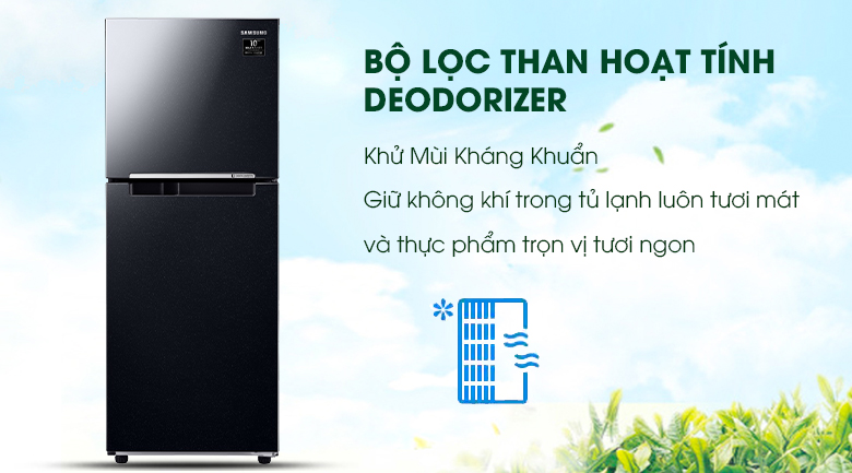 bộ lọc than hoạt tính - Tủ lạnh Samsung Inverter 208 lít RT20HAR8DBU/SV