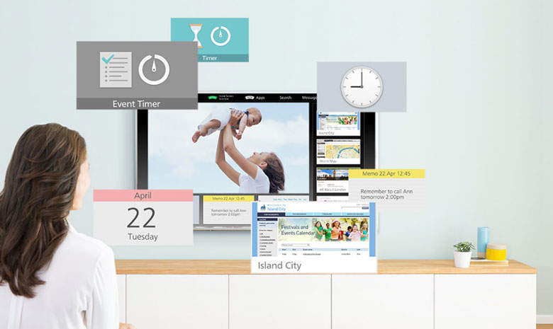 tivi Panasonic 49ES500V với giao diện My Home Screen