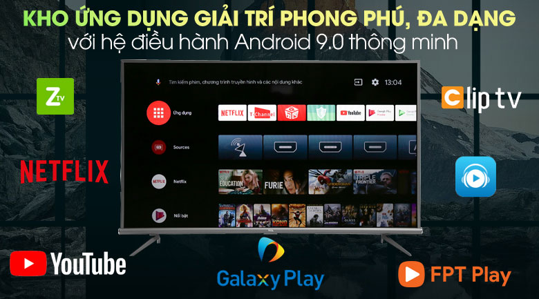 Hệ điều hành Android TV Panasonic 43GX655V