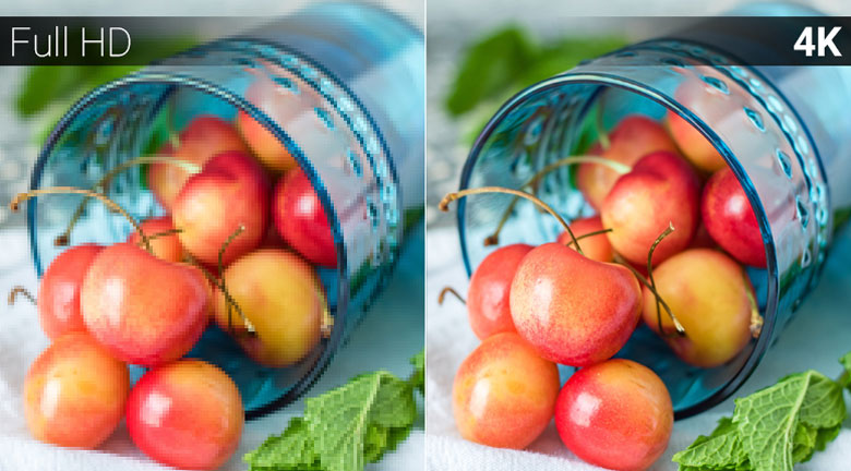 Tivi Panasonic TH-43GX655V sở hữu độ phân giải 4K sắc nét gấp 4 lần Full HD