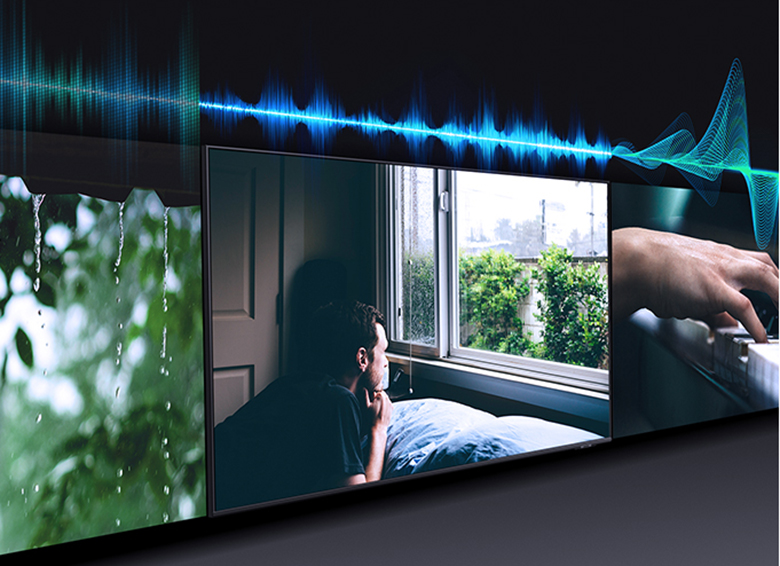Công nghệ Adaptive Sound - Smart Tivi Samsung 4K 75 inch UA75AU7000