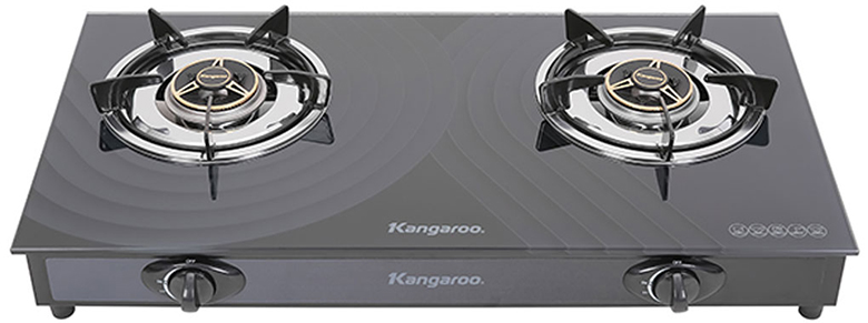 Vệ sinh dễ dàng-Bếp gas dương kính Kangaroo hai lò KG519M