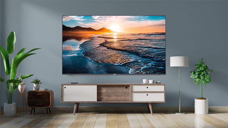 Thiết kế toàn màn hình - Android Tivi Aqua 4K 70 inch H70D6UG