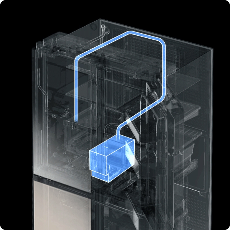 hệ thống làm đá tự động