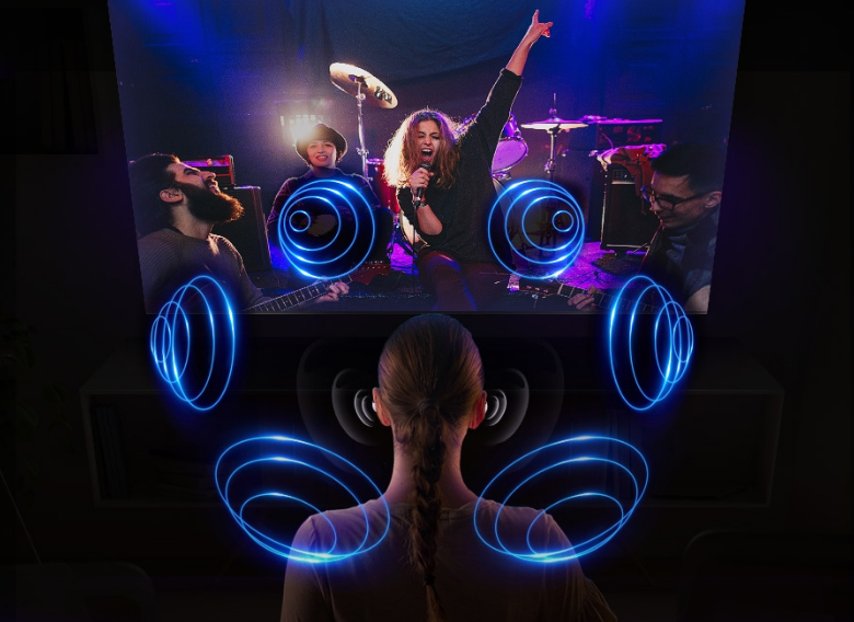 Chế độ âm thanh 360 - Smart Tivi QLED Samsung 4K 65 inch QA65Q80D