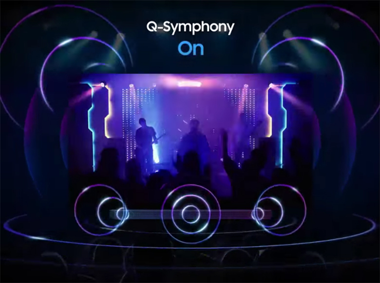 Công nghệ Q-Symphony - Smart Tivi Samsung QA65Q80D QLED 4K 65 inch