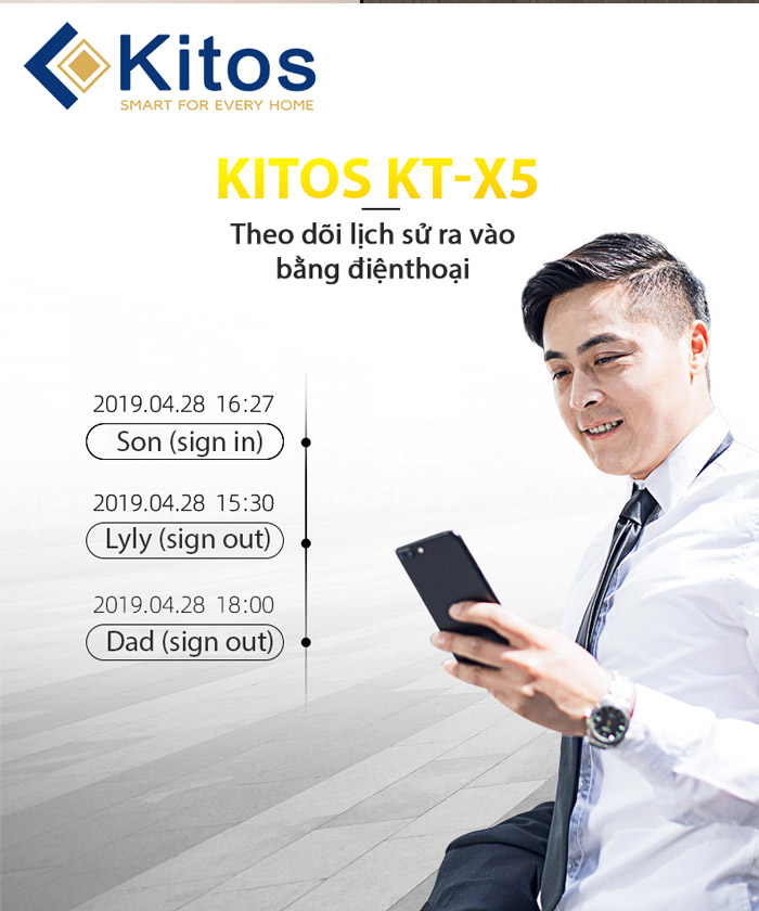 Khóa cửa vân tay cao cấp KT_X5